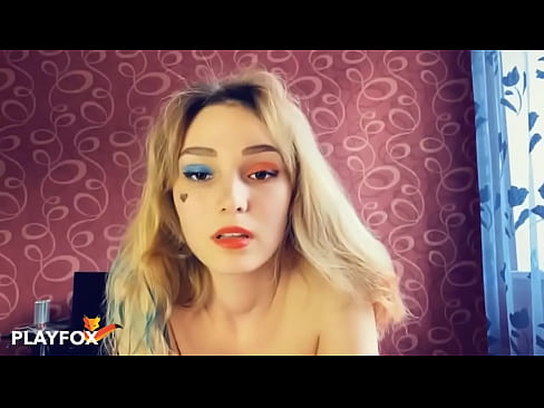 ❤️ Magiški virtualios realybės akiniai suteikė man sekso su Harley Quinn ❤❌ Dulkinimasis prie mūsų ❌️